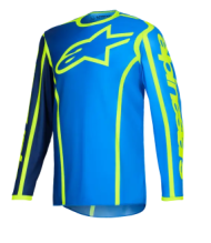 Motocross jersey Alpinestars FLUID APEX BLUE/YELLOW