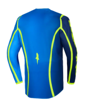 Motocross jersey Alpinestars FLUID APEX BLUE/YELLOW