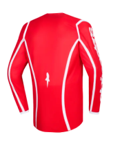 Motocross jersey Alpinestars FLUID APEX RED/WHITE