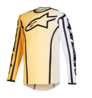 Motocross jersey Alpinestars FLUID APEX YELLOW/WHITE
