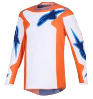 Motocross jersey Alpinestars FLUID GRID ORAN/BLUE