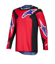 Motocross jersey Alpinestars FLUID GRID RED/BLACK/PURPLE