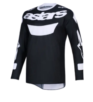 Motocross jersey Alpinestars RACER AIR RIWAY BLACK/WHITE