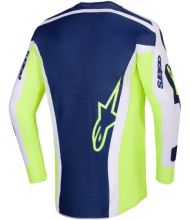 Motocross jersey Alpinestars RACER AIR RIWAY GRAY/YELLOW/BLUE