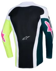 Мотокрос джърси Alpinestars Racer Portl GREEN/WHITE/BLACK