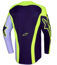Мотокрос джърси Alpinestars Racer Portl PURPLE/YELLOW