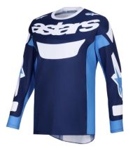 Мотокрос джърси Alpinestars RIWAY BLUE/WHITE
