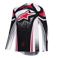 Мотокрос джърси Alpinestars TECHSTAR NOMUR BLACK/WHITE/RED