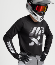 THOR LAUNCHMODE BRAVE BLACK Motocross Jersey