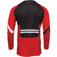 Motocross jersey THOR PULSE CUBE RED/WHITE