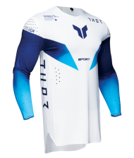 Motocross Jersey THOR SPORTMODE STRIKE BLUE