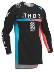 Motocross jersey THOR SPORTMODE SYNTH BLACK