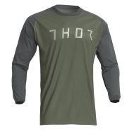 Motocross Jersey THOR TERRAIN ARMY/CHARCOAL 23'