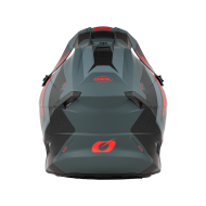 Casca motocross SERIA 5 POLIACRILIT SPIKE GRI/ROSU V.25