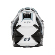 Casca motocross SERIA 5 POLIACRILIT SPIKE ALB/NEGRU V.25