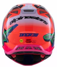 Casca de motocross ALPINESTARS SM10 Deegan OR/PU/PK