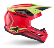 Cască motocross ALPINESTARS SM3 FRAY ROȘU/GALBEN/NEGRU