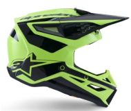 Cască motocross ALPINESTARS SM3 HEAT GALBEN/NEGRU