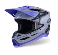 Cască Motocross ALPINESTARS SM3 JETTSON GRI/PUR/NEGRU