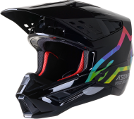 Motocross Helmet ALPINESTARS SM5 Compass BLACK/SILVER