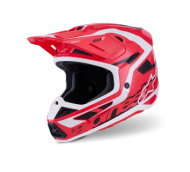 Cască motocross ALPINESTARS SM7 DEED ROȘU/NEGRU/ALB