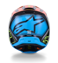 Cască Motocross ALPINESTARSSM3 FRAY NEGRU/PORTOCALIU/GALBEN