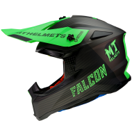 Casca motocross MT FALCON SYSTEM-VERDE FLUO