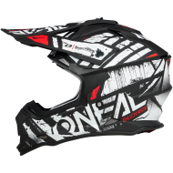 Motocross Helmet O'NEAL 2SERIES GLITCH V.23 BLACK/WHITE