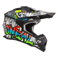 Motocross Helmet O'NEAL 2SERIES RANCID BLACK/WHITE