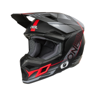 Motocross helmet O'NEAL 3SERIES HAZE BLACK/GRAY/RED