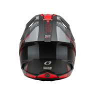 Motocross helmet O'NEAL 3SERIES HAZE BLACK/GRAY/RED