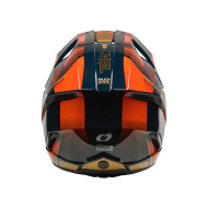 Motocross helmet O'NEAL 3SERIES HAZE BLUE/ORANGE/GOLD