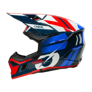 Motocross helmet O'NEAL 3SERIES RIDE BLUE/WHITE/RED V.26