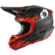 Casca motocross O'NEAL 5SERIES HAZE V.22 NEGRU/ROSU