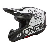 Casca motocross O'NEAL 5SERIES SCARZ NEGRU/ALB V.24