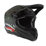 Casca Motocross O'NEAL 5SERIES WARHAWK NEGRU/VERDE
