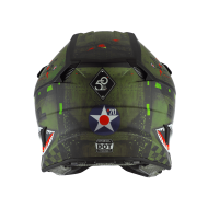Casca Motocross O'NEAL 5SERIES WARHAWK NEGRU/VERDE