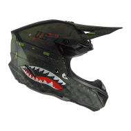 Casca Motocross O'NEAL 5SERIES WARHAWK NEGRU/VERDE