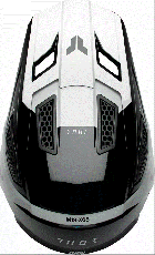 Κράνος μοτοκρός THOR FLEET STORM ΜΑΥΡΟ/ΛΕΥΚΟ