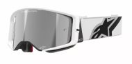 Мотокрос очила ALPINESTARS SUPERTECH CORP WHITE MIRROR-SILVER
