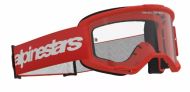 Мотокрос очила ALPINESTARS VISION 3 WORDMARK RED CLEAR