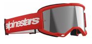 Мотокрос очила ALPINESTARS VISION 3 WORDMARK RED MIRROR-SIL