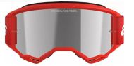 Мотокрос очила ALPINESTARS VISION 3 WORDMARK RED MIRROR-SIL