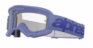 Мотокрос очила ALPINESTARS VISION 5 WORDMARK PURPLE CLEAR