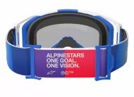 Мотокрос очила ALPINESTARS VISION 8 CORP BL/WT MIRROR-BLUE