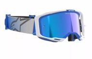 Мотокрос очила ALPINESTARS VISION 8 CORP BL/WT MIRROR-BLUE
