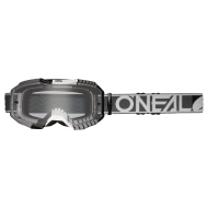 Мотокрос очила O'NEAL B-10 DUPLEX GRAY/WHITE/BLACK - CLEAR V.24