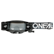 Motocross goggles O`NEAL B-33 ROLL OFF ICTUS BLACK/WHITE - CLEAR