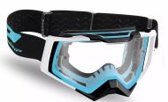 Motocross Goggles PROGRIP 3309 RAPID BRW/CLEAR