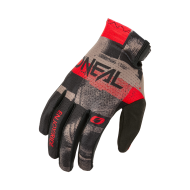 Motocross gloves O'NEAL MATRIX ROLLER GRAY/RED